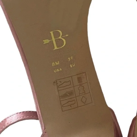 BHLDN Egret Heels In Pink Blush Size 8 - Picture 11 of 12